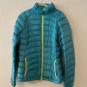 Prana Light Weight Packable Puffer Jacker Size Large